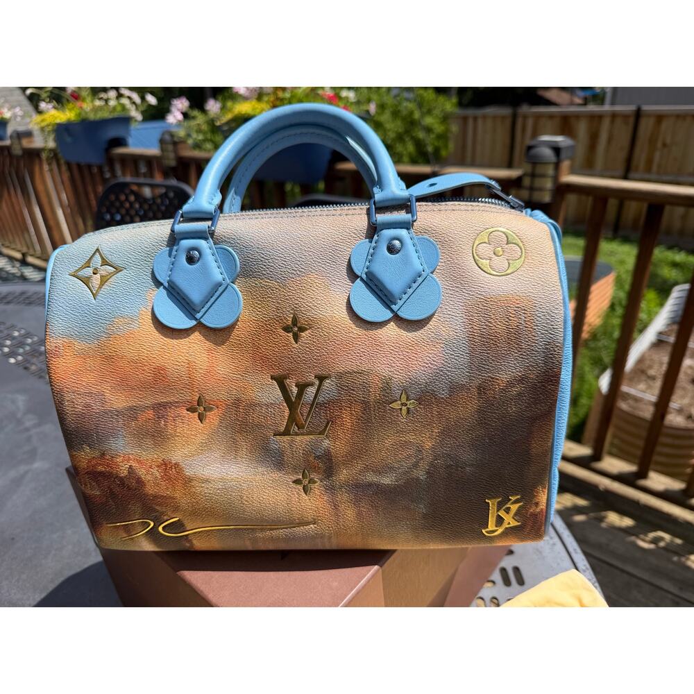 Louis Vuitton Speedy 30 Turner Masters Collection by Jeff Koons NWB - Picture 4 of 16